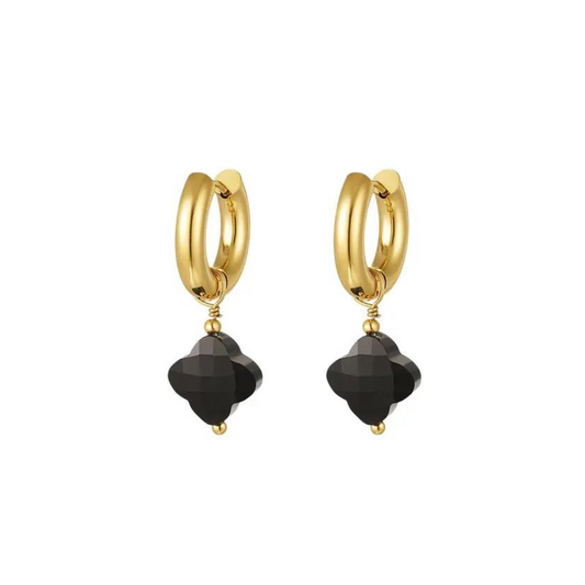 Boucles d'oreilles anneaux Selena en acier inoxydable