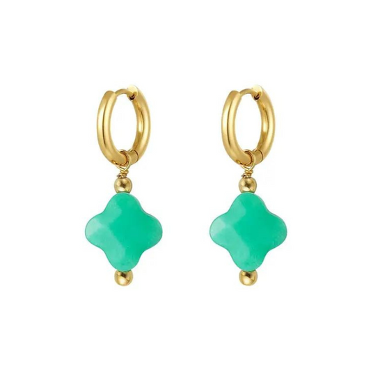 Boucles d'oreilles anneaux Serena en acier inoxydable