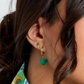 Boucles d'oreilles anneaux Serena en acier inoxydable