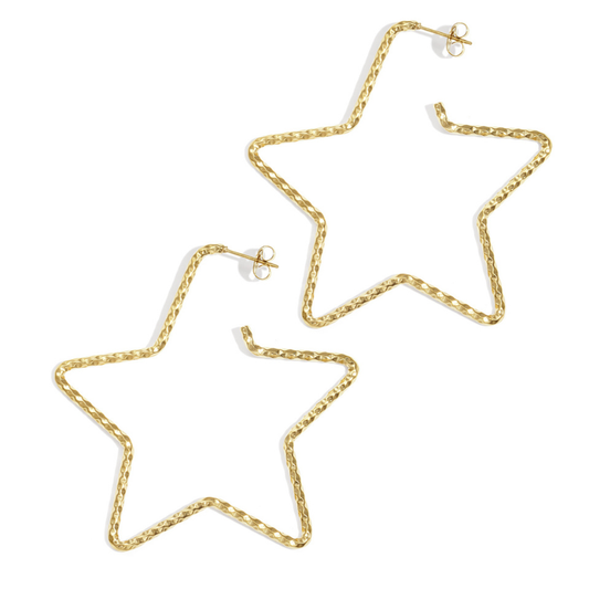 Boucles d’Oreilles Étoile XXL
