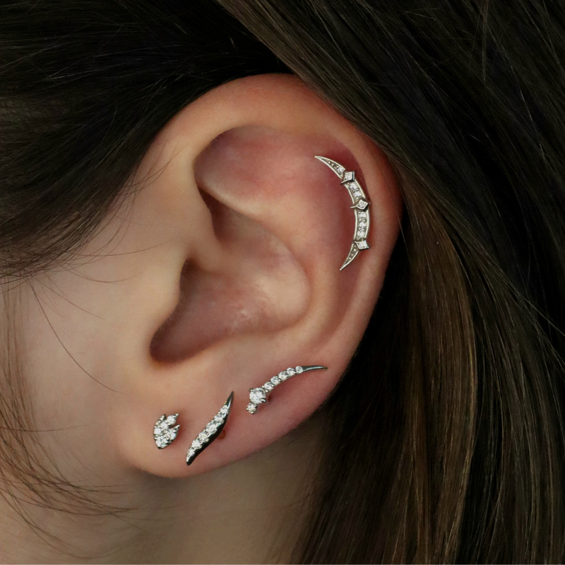 Piercing Angus en argent 925