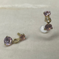 Piercing clip en or jaune pendentif cartilage et tragus