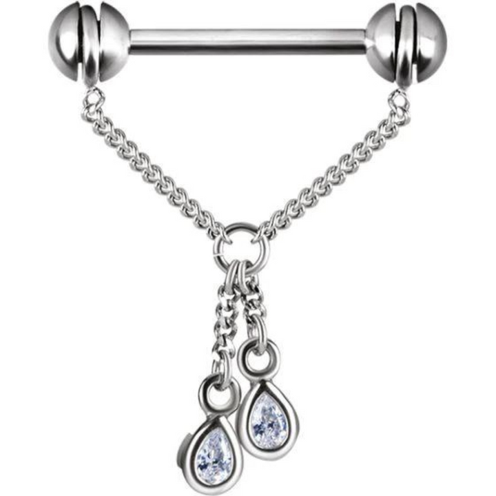 Vente piercing teton, bijoux téton anneau, barre, pendentif. CBo piercings