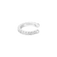 Faux Piercing Hélix 9 mm à Cristaux – Acier Inoxydable  Argent