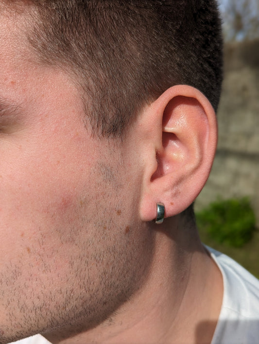 Anneau en acier chirurgical mixte