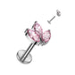 Piercing tragus motif fleur de lotus