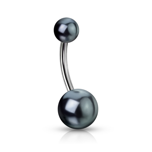 Piercing de nombril imitation perles de culture