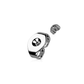 Fermoir papillon titane pour boucles d'oreille