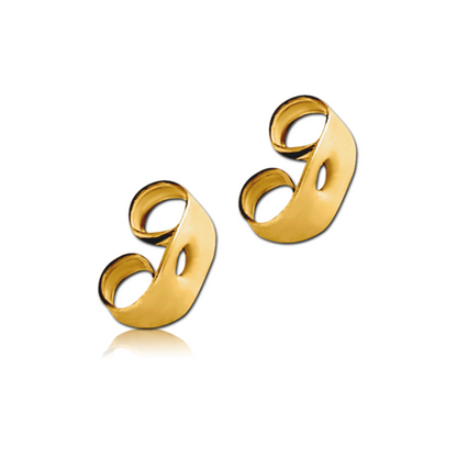Fermoir papillon titane pour boucles d'oreille