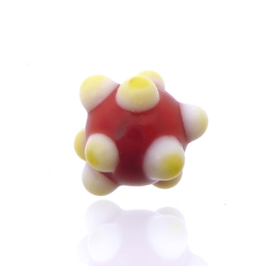 Piercing boule en verre de murano