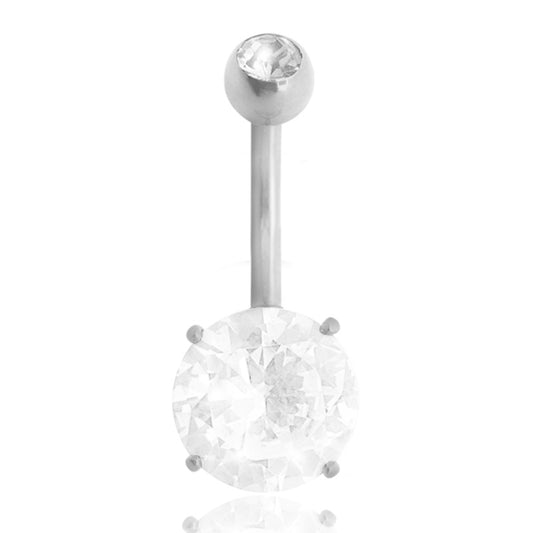 Piercing nombril or zirconium 10mm