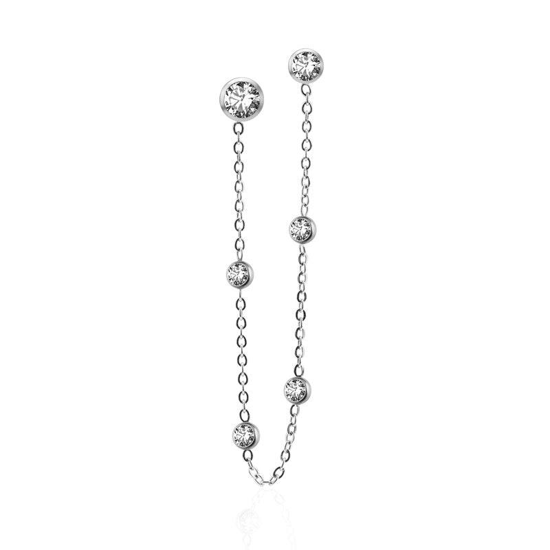 Lot De 3 Barres Industrielles 14G AceFun - Piercings Oreille En Acier Chirurgical 38mm, Bijoux Corps Hypoallergéniques