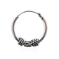 Boucle d'oreille en argent pour le lobe