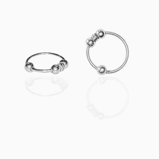 Anneau de piercing en argent