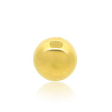 Piercing boule plaqué or