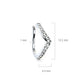 Faux piercing de nez avec strass