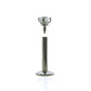 Piercing labret en acier avec brillant