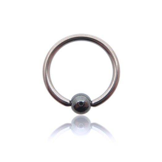 Piercing anneau titane avec boule