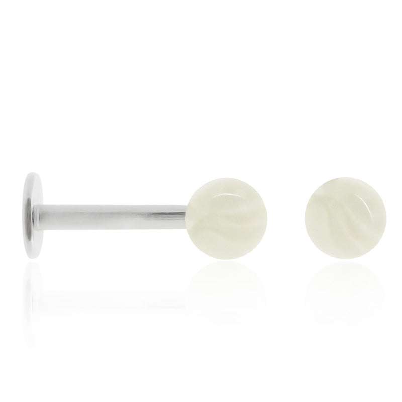 Lot De 40 Crochets Pour Boucles D'oreilles 21mm En Acier Inoxydable 316L Chirurgical - Perle Inclus - Fabriqué En France