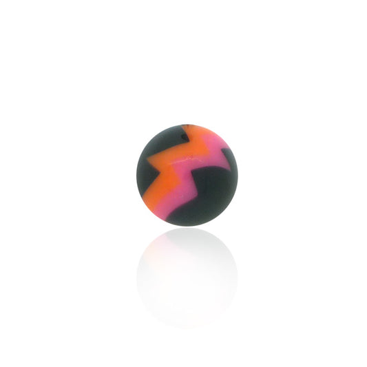 Piercing boule acrylique eclair