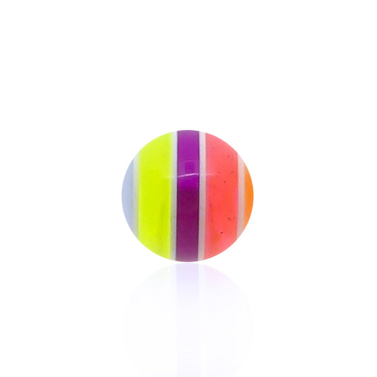 Boule de piercing multicolore