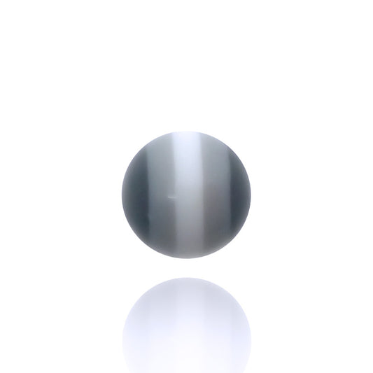 Piercing boule noire et grise