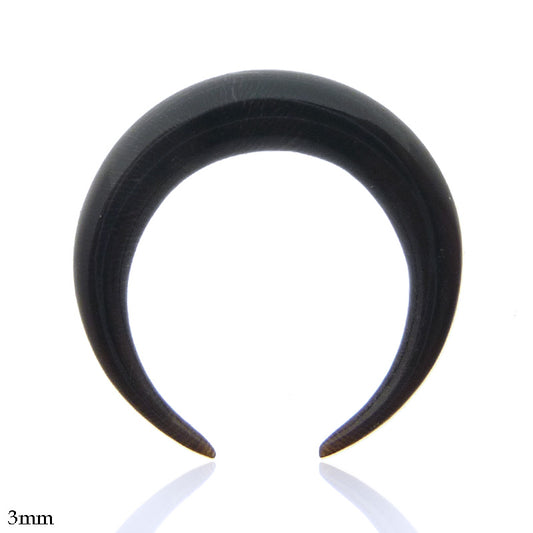 Piercing en corne de buffle pour le lobe de l'oreille