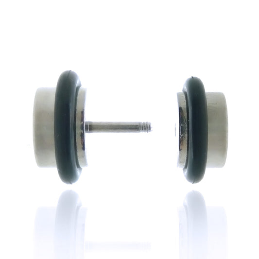 Piercing faux écarteur acier chirurgical avec joints