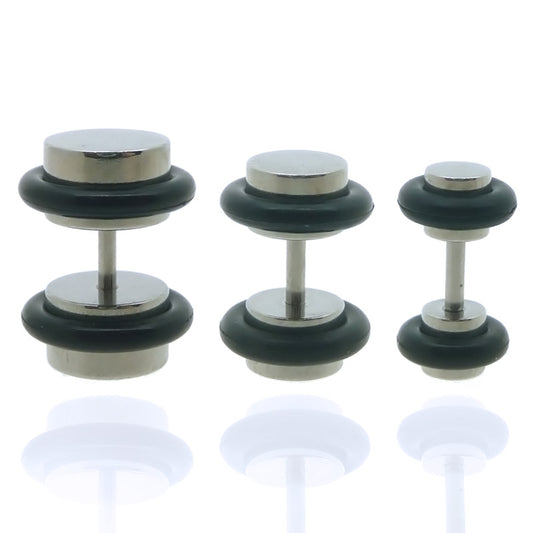 Piercing faux écarteur acier chirurgical avec joints