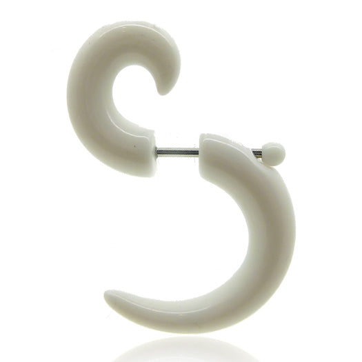 Piercing faux écarteur acrylique