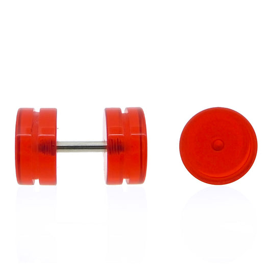 Piercing faux écarteur en acrylique