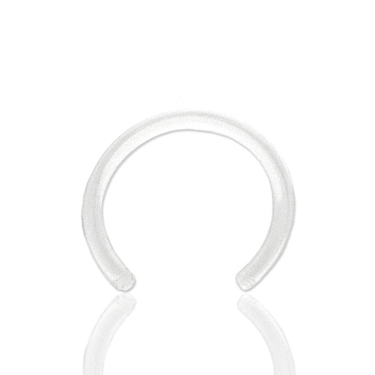 Piercing fer a cheval bioplast transparent