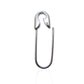 Boucle d'oreille épingle de sûreté en acier chirurgical