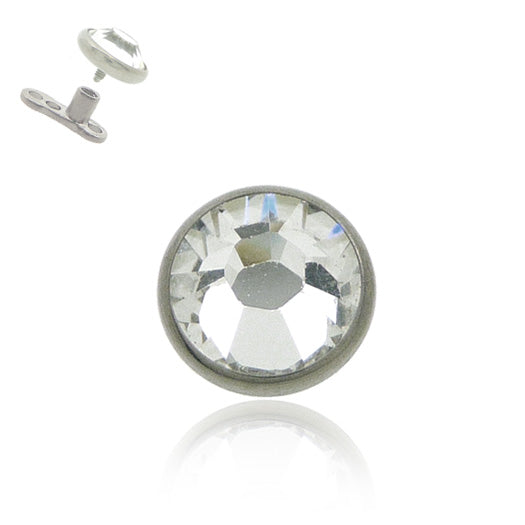 Piercing microdermal titane