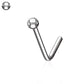 Piercing de nez en acier chirurgical