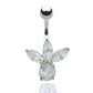 Piercing nombril avec zirconium