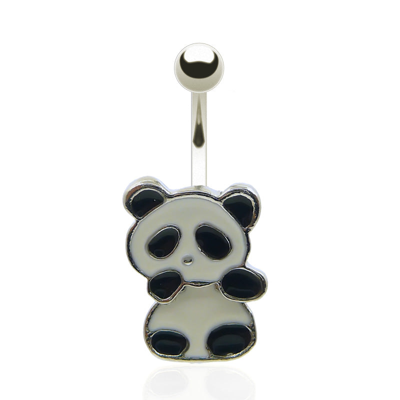 Piercing de nombril panda