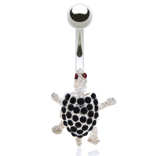 Piercing nombril tortue