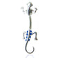 Piercing nombril argent double