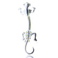 Piercing nombril argent double