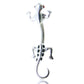 Piercing nombril argent double