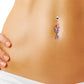 Piercing de nombril étoile en acier chirurgical