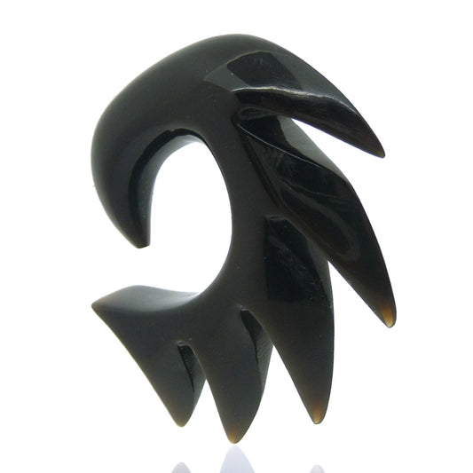 Piercing pour écarter le lobe de l'oreille en corne buffle