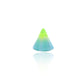 Bleu foncé, vert