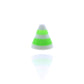 Piercing pic fluo avec des rayures