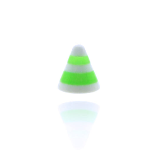 Piercing pic fluo avec des rayures