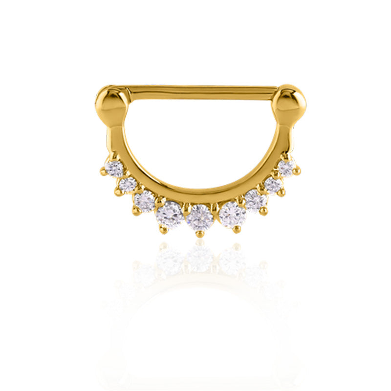 Piercing Teton Piercing Téton Acier Chirurgical - Design Oriental Piercing Teton Piercing Téton Acier Chirurgical - Design Oriental