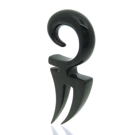 Piercing oreille écarteur corne buffle naturelle
