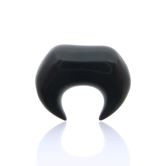 Piercing oreille ecarteur en corne de buffle