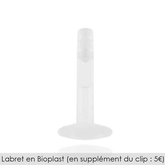 Piercing clipsable fleur pour l'oreille